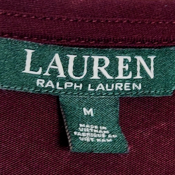 Lauren Ralph Lauren Studded Logo Top - Picture 2 of 5